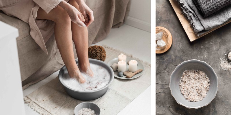 recette bain de pieds